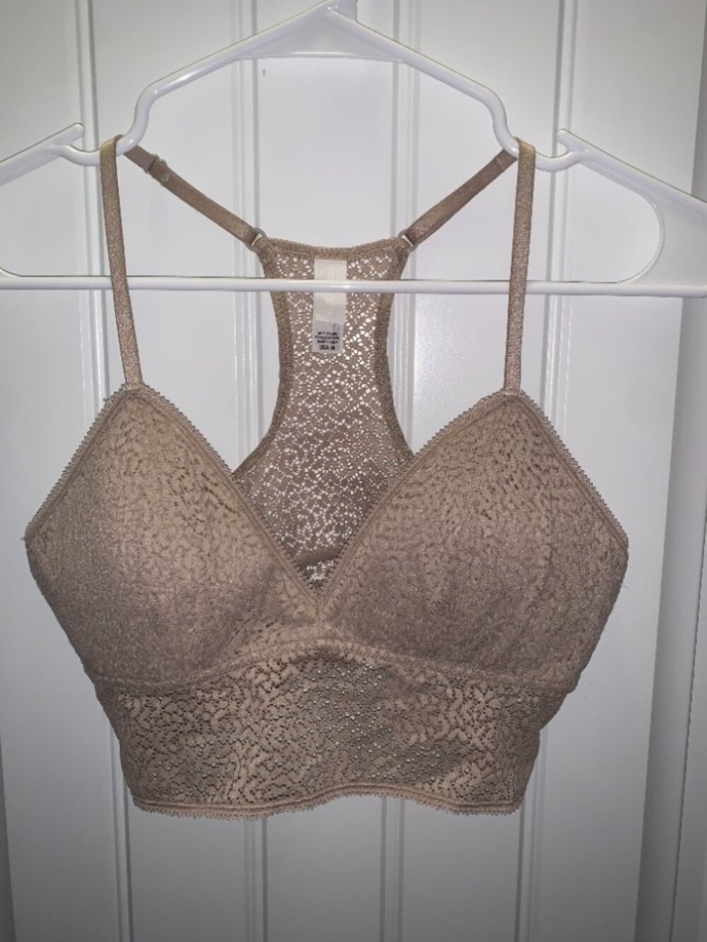 NWOT DKNY Nude Racerback Bralette